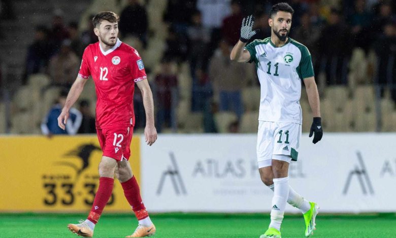 منتخب السعودية - طاجيكستان - تصفيات كأس العالم